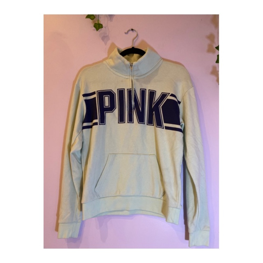 Victoria Secret Half Zip Tesl Sweater